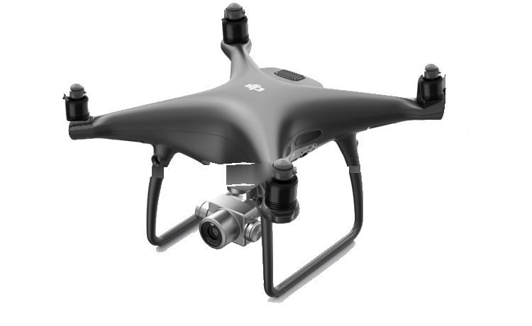 Dron DJI Phantom 4 Pro en vuelo
