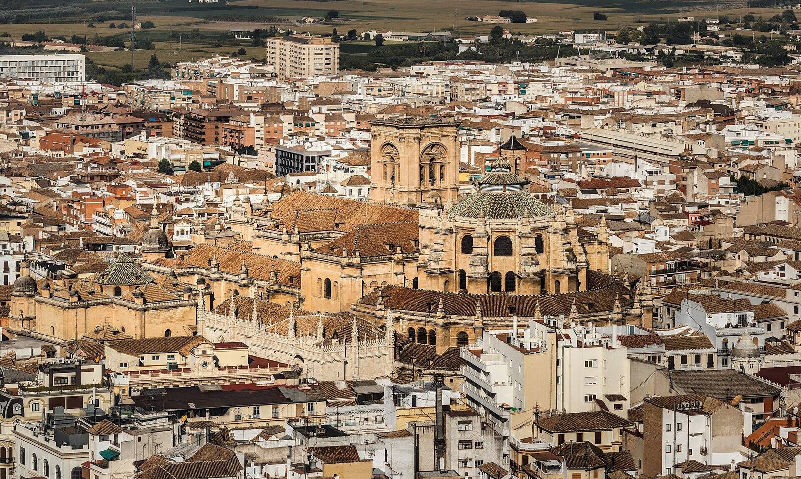 Granada y su catedral vistas desde la Alhambra Granada y su catedral vistas desde la Alhambra